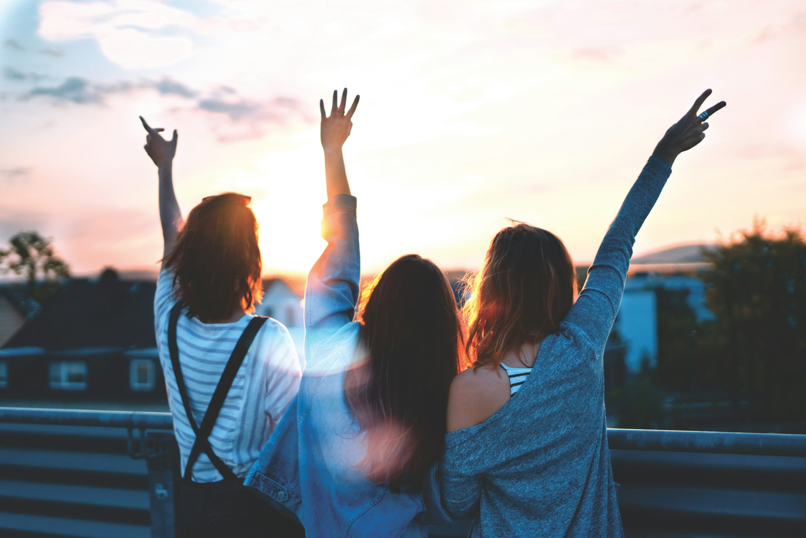 Traveler experiencing joy upon arriving at a meaningful destination"